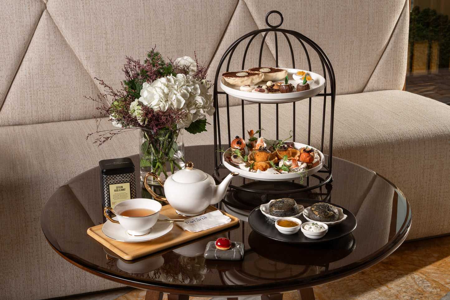Coastal Tropical Floral Afternoon Tea